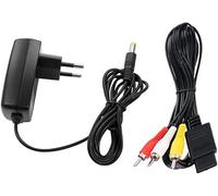 CHILDMORY Alimentation Adaptateur secteur avec Câble AV pour SNES