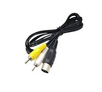 CHILDMORY AV RCA Câble Adaptateur Audio Vidéo TV pour Genesis 1 Console