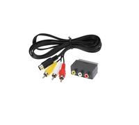 CHILDMORY Câble AV audio - vidéo 1.8m / 6ft compatible Genesis 2 3 avec adaptateur 3rca