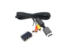 CHILDMORY Câble composite TV RCA 1,8 m avec adaptateur péritel 3RCA pour PS2 PS3
