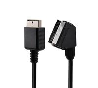 CHILDMORY Câble de fil SCART RGB, compatible avec PS2 PS3 console 1,8 m/5,9 ft (pas pour HDMI)