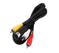 CHILDMORY Compatible avec câble TV composite AV audio vidéo 1,8 m pour Mega Drive Genesis 1 MK1601 première version 16 bits