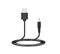 CHILDMORY Compatible pour USB à câble d'alimentation DC 5V câble de chargeur avec jack DC 5,5 x 2,5mm pour ventilateur, lampe de table, audio Bluetooth et plus encore (2M)