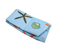 Childr Bâche de Piscine Ronde avec Cordon de Serrage Bleu Tissu Oxford Imperméable Anti-Poussière Absorption d'énergie Solaire pour Piscine Chien Piscine Chien Piscine Pis