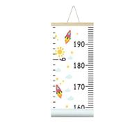 Children Growth Chart, Wall Height Ruler, Removable Measurement Decor, 59 x 7.9 inches, Cute Hanging Tracker Design, Easy Peel Installation, for Nursery Bedroom Playroom Bathroom