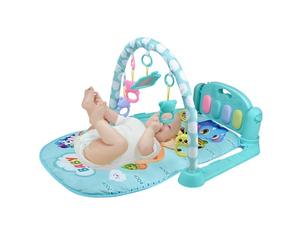 Children Piano Gym, Light Up, Adjustable Musical Toy, Learning Play Mat, Supplies, Top Usage Accessory for Bedroom Nursery Playroom Home Daycare Apartment Infant Children and Developments Use
