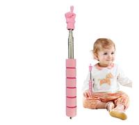 Children Reading Stick - Touch Screen Pointer, Stainless Steel Tool, Telescopic Wand | Kindergarten Early Education Aid, Finger Tracking Artifact for Teachers and Kids Learning in Classroom Or Home