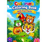 Children’s Animal Coloring Book w Fun Facts