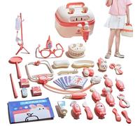 Children’s Doctor Toy Set, Pretend Medical Suitcase Play Kit with Lights and Sound, Role Play Doctor for Kids, Multi-Function Medical Tools for Birthdays, 1 Set
