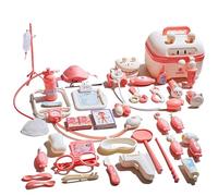 Children’s Doctor Toy Set, Pretend Medical Suitcase Play Kit with Lights and Sound, Role Play Doctor for Kids, Multi-Function Medical Tools for Birthdays, 1 Set