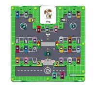 Children’s Magnetic Maze Puzzle, Magnetic Parking Lot Theme with Alphabet Letters, Early Learning Educational Toy for Hand-Eye Coordination and Fine Motor Skills, Boys Girls School