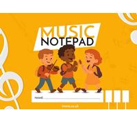 Children’s Music Notepad: 100 Large-Staff Manuscript Sheets for Kids | 5mm Line Spacing | Fun and Easy Music Writing | Landscape Format