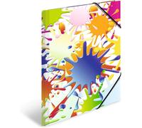 Children's A3 Cardboard Folder With Art Pattern,Elastic,Inner Flap And Inner Printing For Boys And Girls