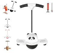 Children's Balance Jumping Ball, Thickened Balance Jumping Ball with Handle and Pump, Fun Pogo Stick for Boys & Girls, Keep Children Away from Electronic Devices, 300 Kg Load Capacity(New C)