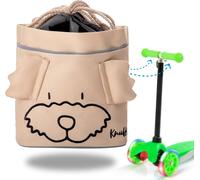 Children's Bicycle Handlebar Bag-With Reflectors-Bicycle Basket-For Bicycle-Scooter And Children's Bike-Bicycle Accessories-Limited Edition Beige
