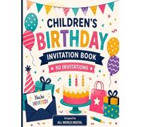 Children's Birthday Invitation Book