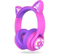 Children's Bluetooth Headphones,Adjustable Volume Control 74/85dBA,Children's Headphones with Microphone for School/Tablet/Mobile Phone/PC
