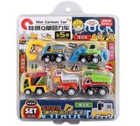 Children's Car, 5 Pack Pull Back Car Toys for Kid and Mini Model Vehicle Set, Small Miniature Car, Play Truck Bulk for Boy Girl Party Favors, Birthday Gift