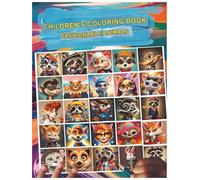 Children's Coloring Book: Fashionable Animals