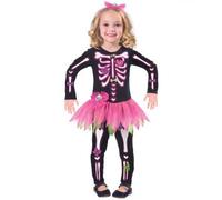 Children's Costume Fancy Bones Skeleton 2-3 Yrs