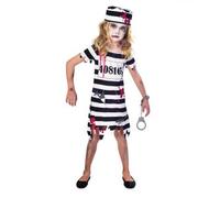 Children's Costume Zombie Convict Girl 5 - 6 Years