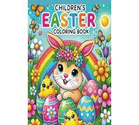 Children's easter coloring book. Easter coloringbook for children. My first easter color book. Easter colorbook for kids, easy easter coloringbook, ... color book. Children's easter coloring book.