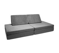 Children's Factory Canapé ou 2 chaises pour Enfant en Mousse Gris