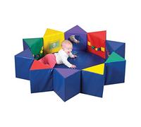 Children's Factory CF332-392 Pentagone Ensemble multi-activités en mousse pour bébé et tout-petit, tapis sensoriel pour salle de jeux, garderie ou préscolaire