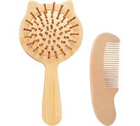 Children's hair brush,bamboo hair brush child small hair brush mini bamboo brush hair brush bamboo hair brush for children girls wooden hair brush