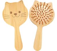 Children's Hair Brush,Bamboo Hair Brushes,Mini Portable Detangling Hair Brushes,Bamboo Brush for Women,Men or Children