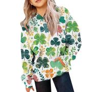 Children's Hooded Sweatshirt - À Capuche À Manches Longues Imprimé Père Noël (Green 13-14Years)