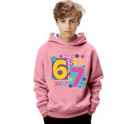 Children's Hooded Sweatshirt - Shirt À Capuche Graphique Pull Décontracté À Manches Longues Imprimé Haut De Sport Et Adolescents (7-8 Years)