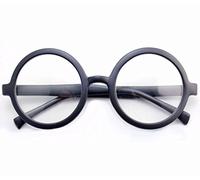 Childrens Kids Clear Lenses Round Black Glasses Fancy Dress Accessory by Blue Planet Online