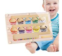 Children's Magnetic Maze Toy - Jeu de Perles Magnétiques Labyrinthe pour Dès 3 Ans, Jouet Éducatif pour Développer Raisonnement Spatial et Pensée Logique | Labyrinthe Couleurs Nombres Montess