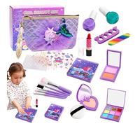 Children's Makeup Set, 22-Piece Washable Makeup Kit, Little Girl Makeup Set, Pretend Play Beauty Set, Safe Makeup, Creative Makeup Set For Girls, Kids Makeup Set For 3-12 Year Olds