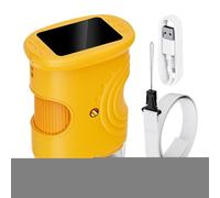 Children's Microscope - 1000X Handheld Rechargeable Digital Science Toy With 2-inch IPS Screen, 8 LED Lights, Photo And Video Capture, Portable STEM Tool For Home, School, Lab And Outdoor Exploration