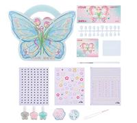 Children's Nail Art Set, Nail Stickers Decor , Polish Stickers Kit, Nail Art Stickers, Peel-Off Nail Set, Great Color Matching Nail Art Decorations For Christmas, Birthday, Children's Day