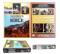 Children's New English Bible - Full Bible for Kids with 290 Color Illustrations, 260 Real Photos & 25 Maps | Easy-to-Read Bible Stories for Children Ages 6-14 | Gift Edition
