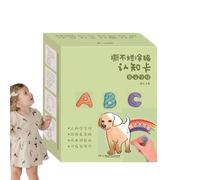 Children's Painting and Coloring Book - Can't Tear Graffitis Cognitive Card, Early Education Enlightenment Manual with Waterproof Design, Kindergarten Learning Material, Drawing Tool for Preschool