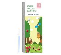 Childrens Painting Pad | Easy Carry Art Pad | Watercolor Art Supplies, Watercolor Pad, Lightweight Art Pad, Outdoor Painting Supplies, Versatile Watercolor Kit, Creative Drawing Pad for Kids