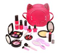 Children's Pretend Makeup Kit - Ensemble de cosmétiques mignons pour à la maison, Preschool, Nursery, Kindergarten, Imaginative Play and Creative Fun, Safe Pretend Makeup Activities