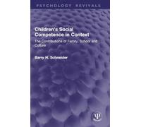 Children's Social Competence in Context