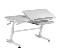 Children's Study Table Height Adjustablewith Tilting Desktop and Drawer Particle Board Laptop Table Sturdy Structure Reading Desk 119cm