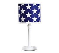 Children's Table Lamp Bedroom Bedside Lamp with Cute Fabric Shade Environmentally Friendly Materials for Living Room Office Family (Color : E) (B)