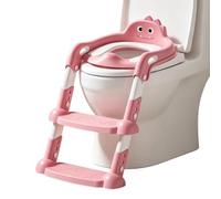 Children's Toilet Seat - Dinosaur Potty Training Ladder With Steps