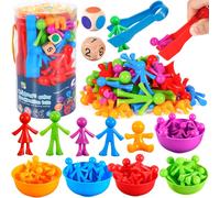 Children's Toy For 2 3 4 5 Years,Characters Educational Game,Montessori Games 2 Years For Counting And Sorting Learn Colors,Fine Motor Sorting Game