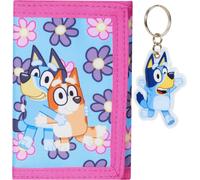 Children's Wallet Girl And Boy Trifold With Zip Pocket For Coins Id Card Holder Money Gift Girl Boy, Multicolored, Bluey Sisters