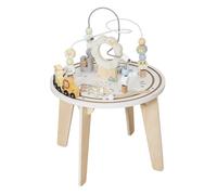 Children's Wooden Educational Table with Maze and Beads GINGER HOME, 40x40x54 cm