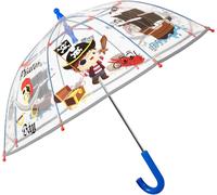 Child's Boys' Manual Opening Umbrella Transparent Bell Umbrella Blue Yellow Green Wind Resistant for Small Children 3 4 5 Years Reflective Diameter 64 cm.[V826]