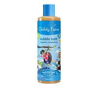 Childs Farm | Bain moussant pour enfants | Framboise biologique | Peau sensible | Nettoie et hydrate la peau | 500 ml (l'emballage peut varier)